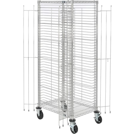 Nexel End Load Wire Tray Truck with 39 Tray Capacity, 30L x 21W x 69H 168318